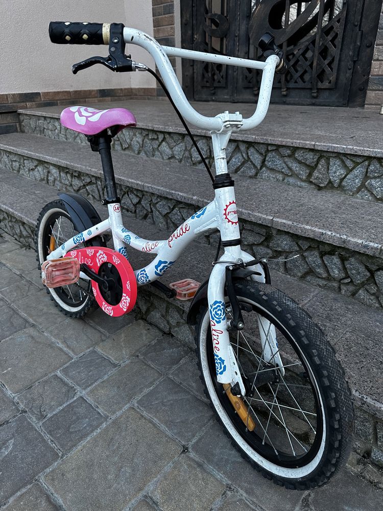 Велосипед алюмінієвий PRIDE Alice 16‘‘ дитячий
