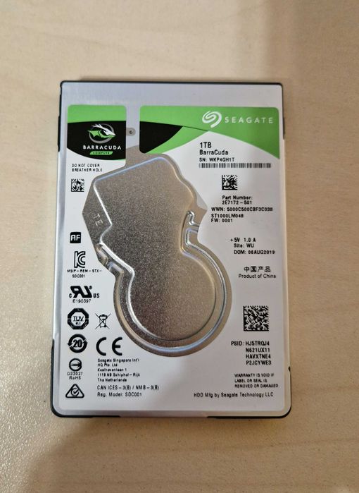 Жесткий диск 1000ГБ 1ТБ 2.5" Ноутбучный Винчестер 1000GB 1TB HDD