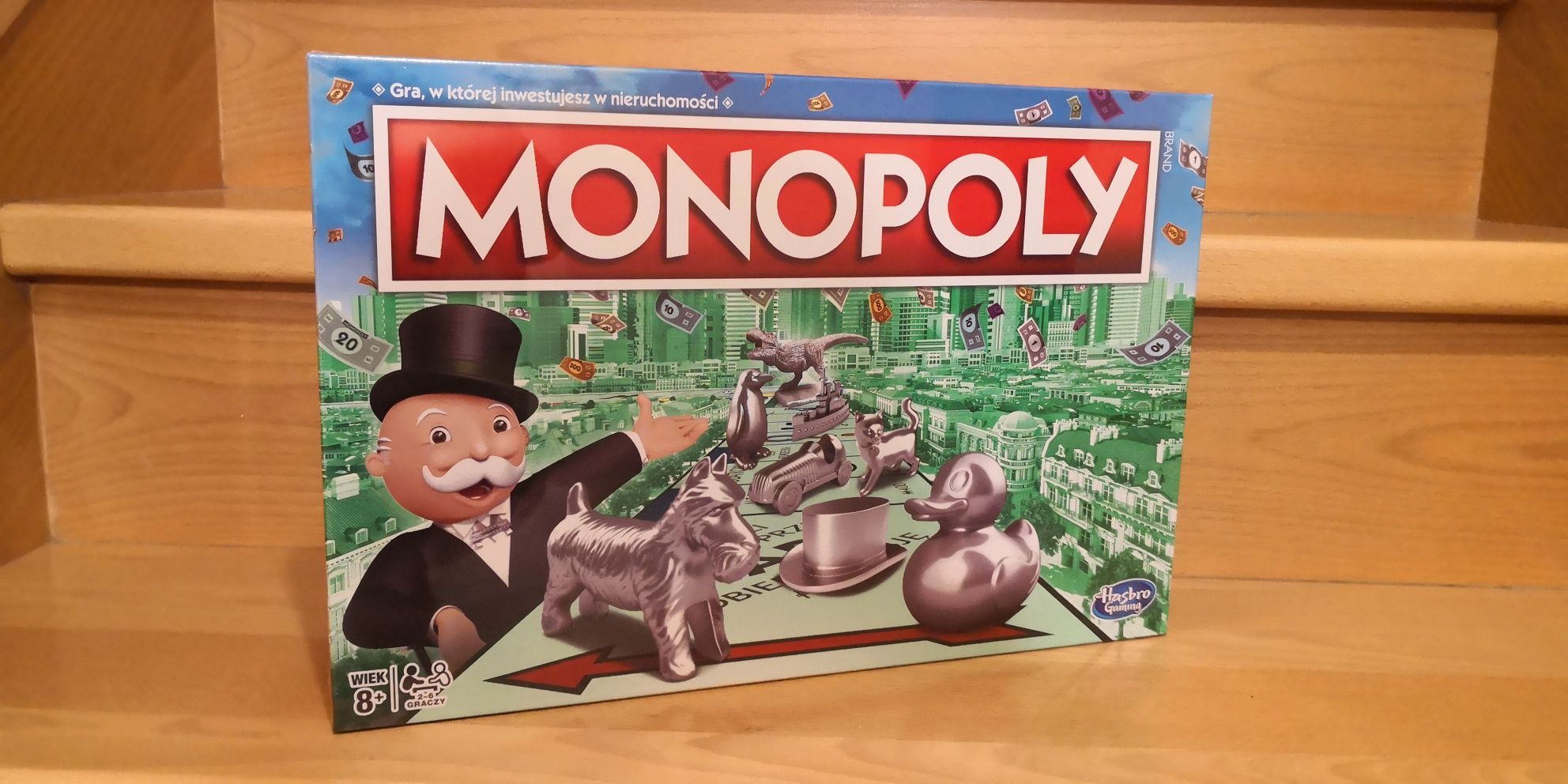 MONOPOLY / Gra planszowa +  Hasbro Connect 4 / NOWA - FOLIA