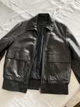Blusão pele Massimo Dutti