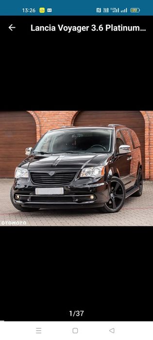 Lancia Voyager Voyager 3.6 Europa full opcja zadbany jedy taki Szwajcaria