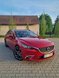 Mazda 6 Polski salon - bogate wyposażenie (navi, pełna skóra, Android, kamera)