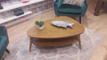 Mesa de centro vintage Quilda - La Redoute (estado como Novo)