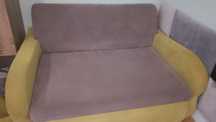 Sofa pojedyncza rozkładana z pojemnikiem 2 sztuki