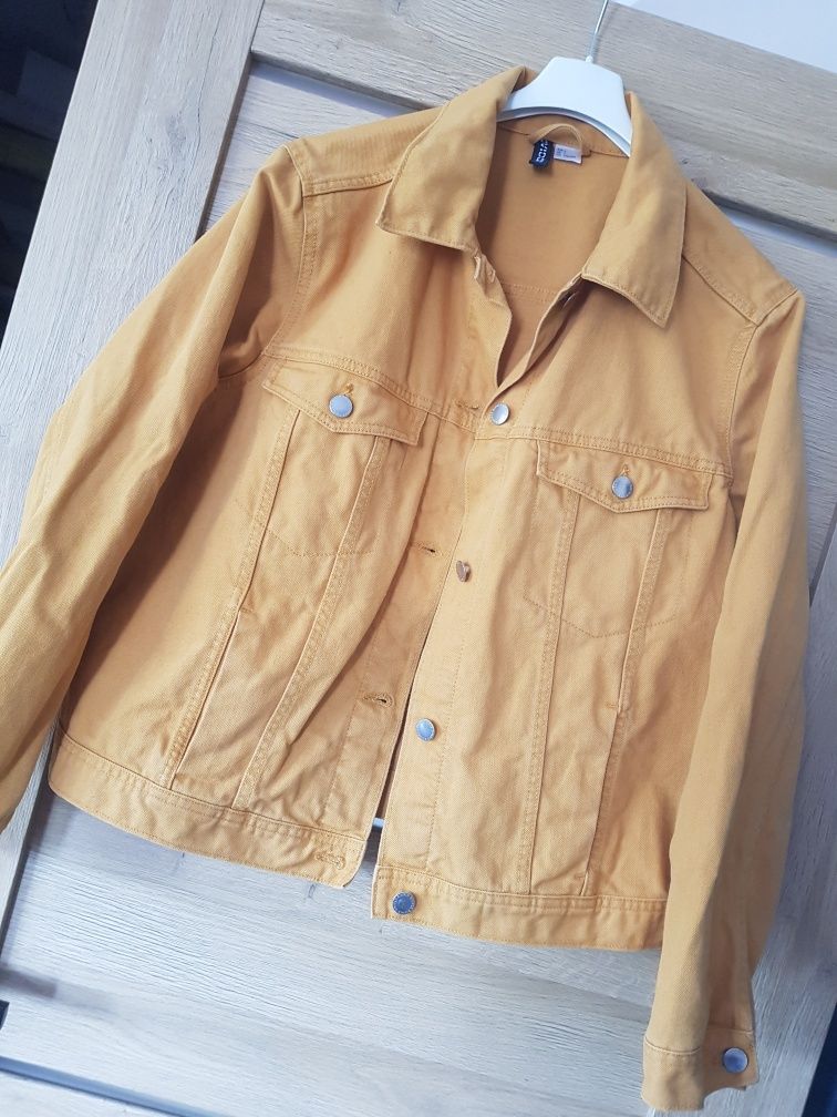Kurtka jeans  malowana