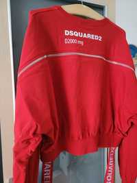 Czerwona bluza dsquared