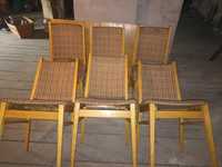Stół rozkładany + 6 krzeseł Radomsko z epoki PRL!!! Cena do negocjacji
