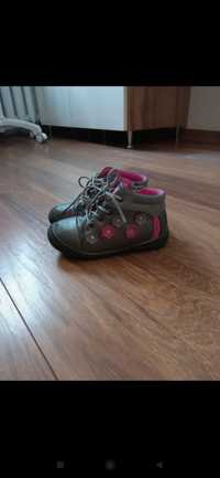 Buty trzewiki dla dziewczynki róż 25