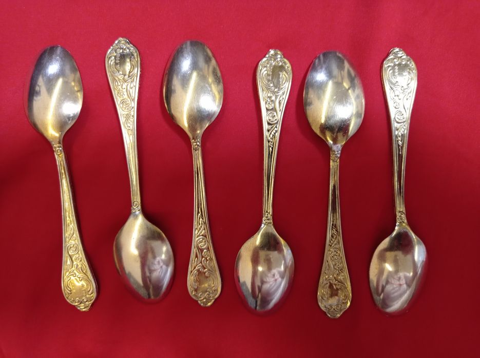 Кофейные ложки. Проба А 800