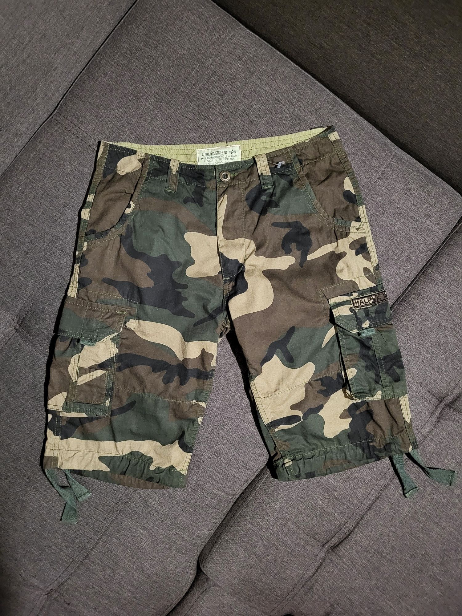 Шорты Alpha industries 32 M multicam камуфляж милитари