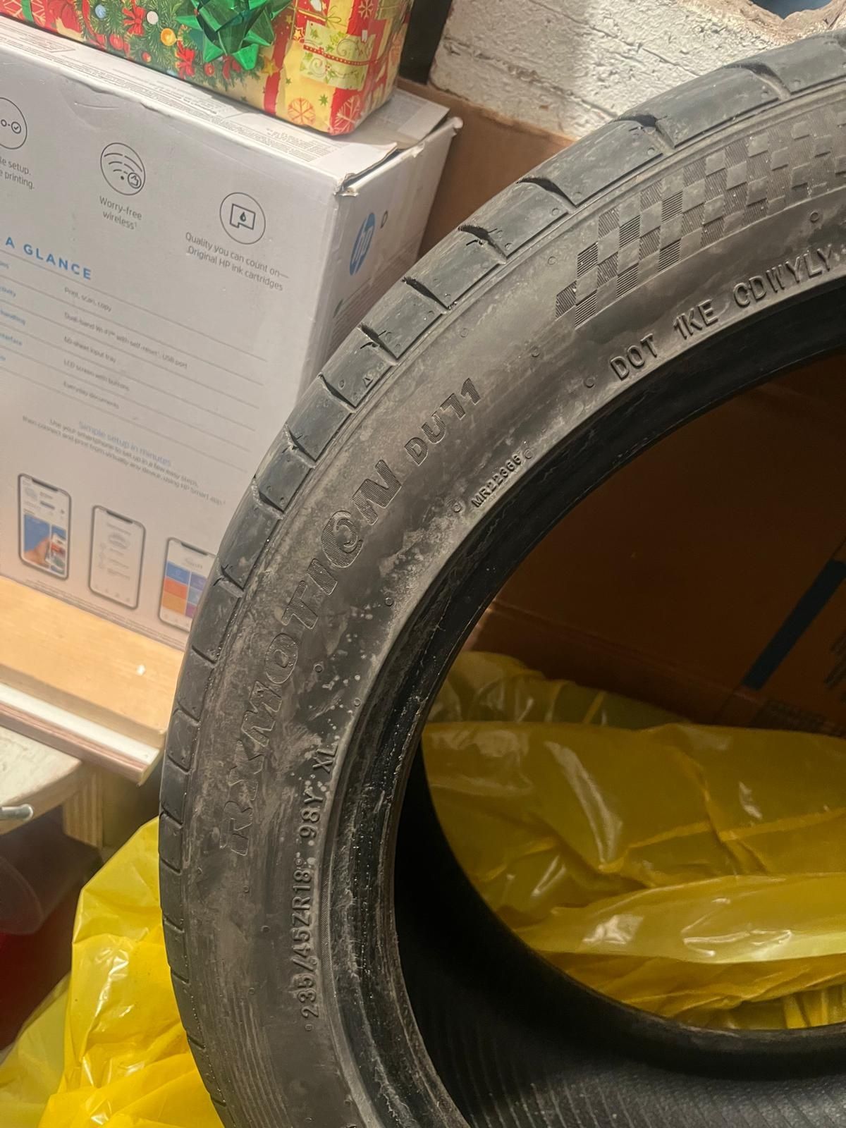 4 x opony 235/45R18 cena za komplet