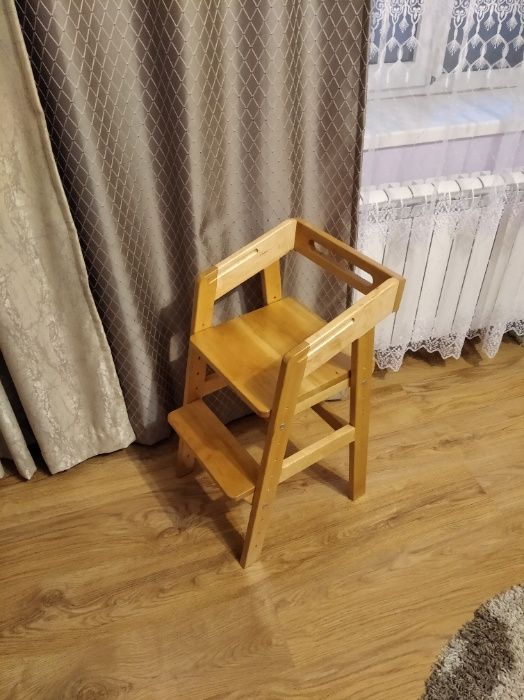 Растущий стульчик деревяний