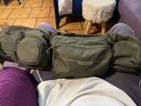 Bolsa verde 7 litros para caca ou pesca
