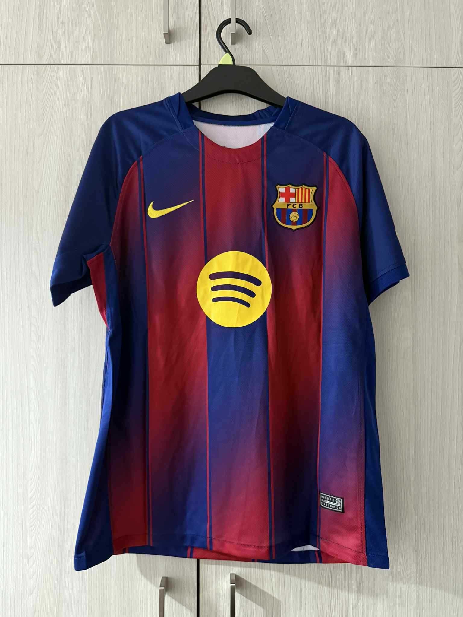 Nowa koszulka piłkarska FC Barcelona 25/26 RAPHINHA rozmiar S domowa