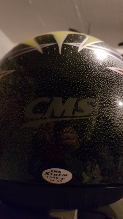 Capacete CMS Xtrem Preto Amarelo