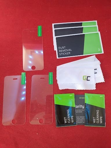 szkło hartowane green cell do apple iphone 5 / 5s / 5c / se 3 szt.