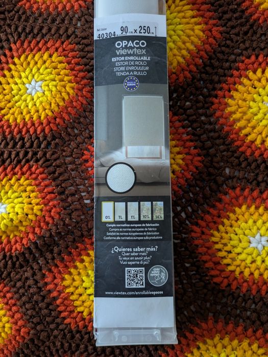 Estore blackout opaco viewtex 90x250cm