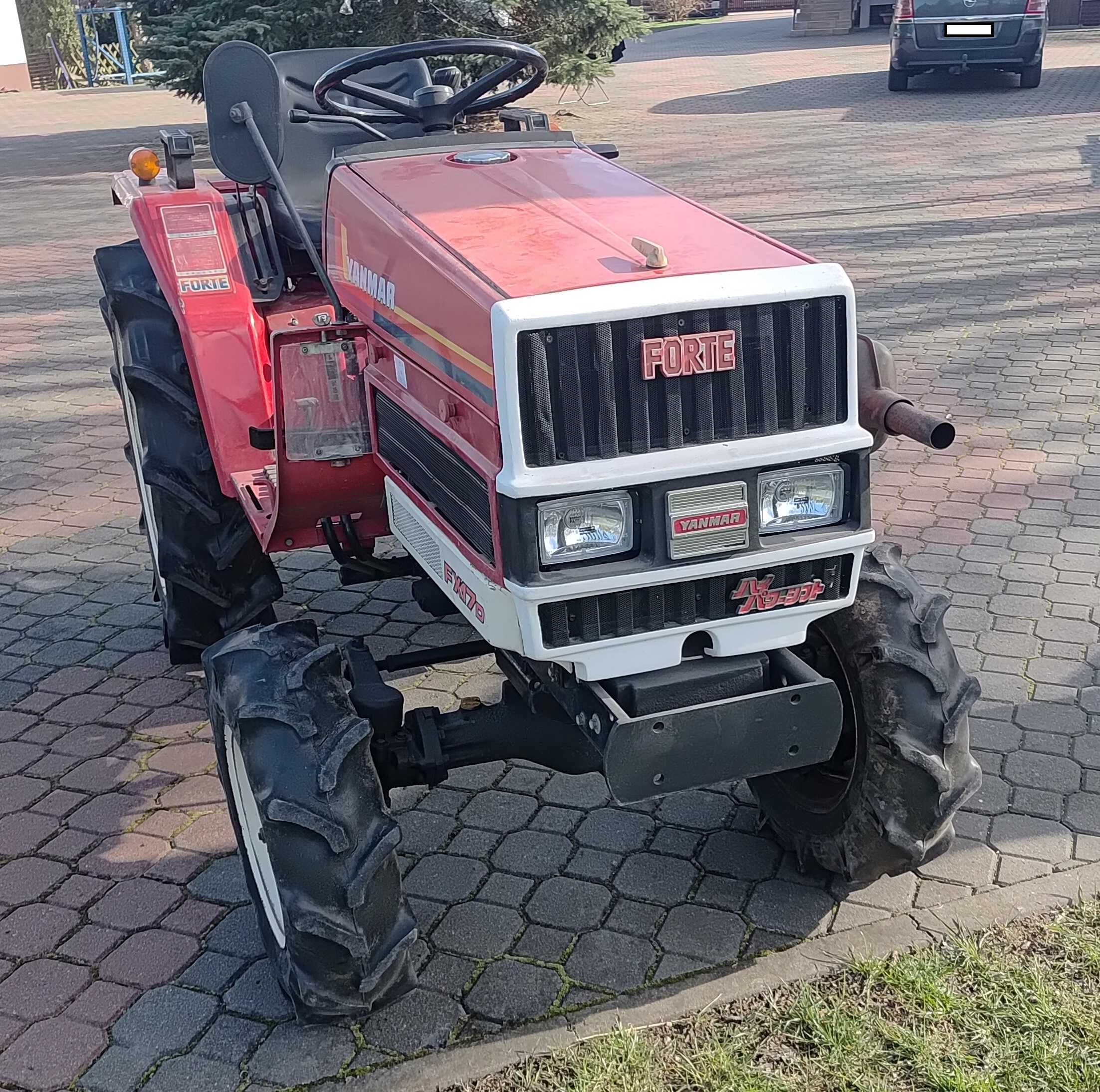 Traktorek Yanmar FX17D 4x4 japoński minitraktor FVAT 23% kultywator