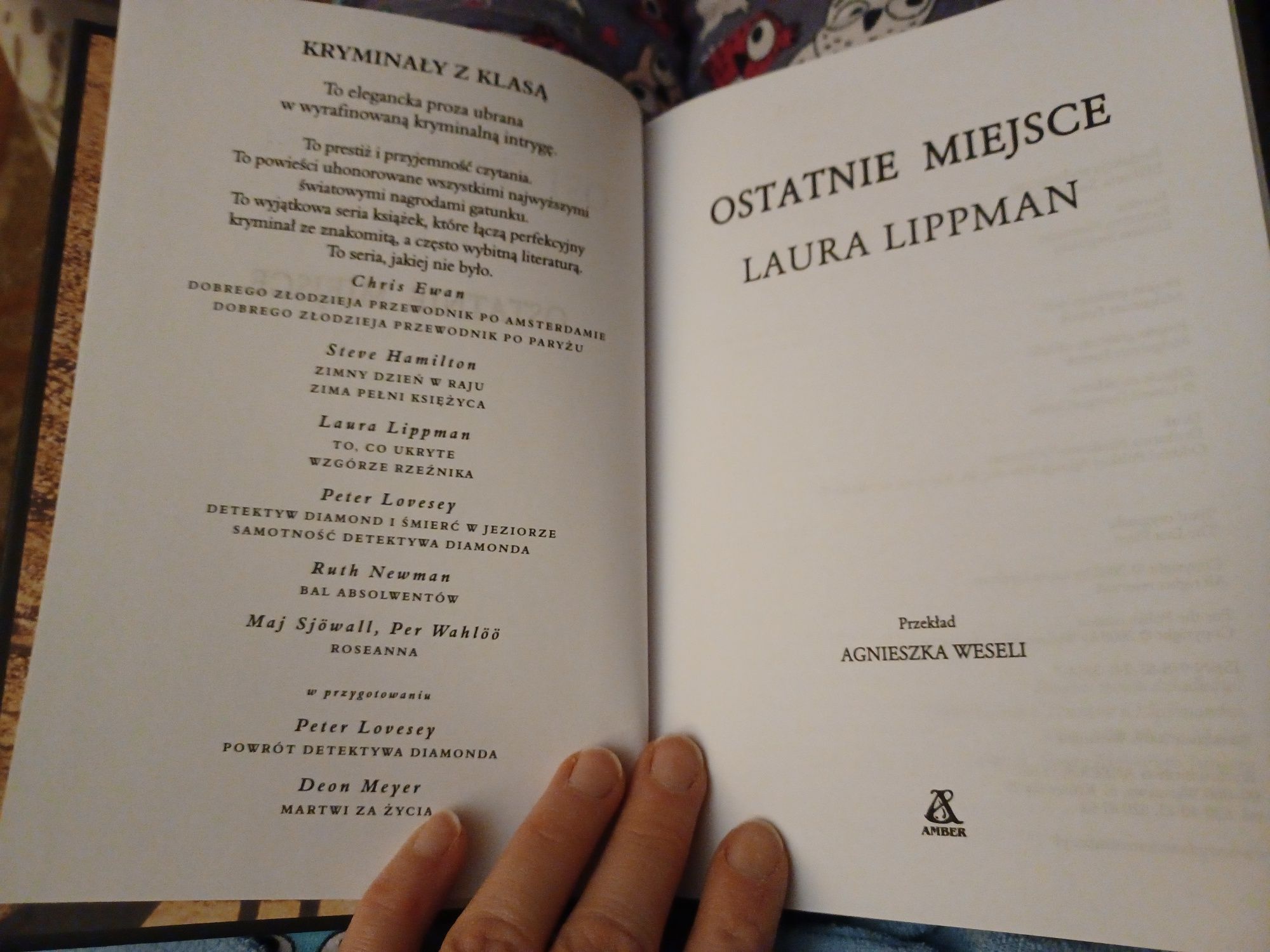 Ostatnie miejsce Laura Lippman -kryminał