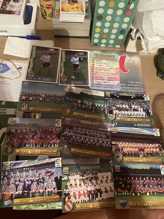cartas da liga espanhola da época de 96/97