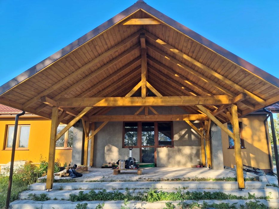 Altany, wiaty, zadaszenia - kompletne