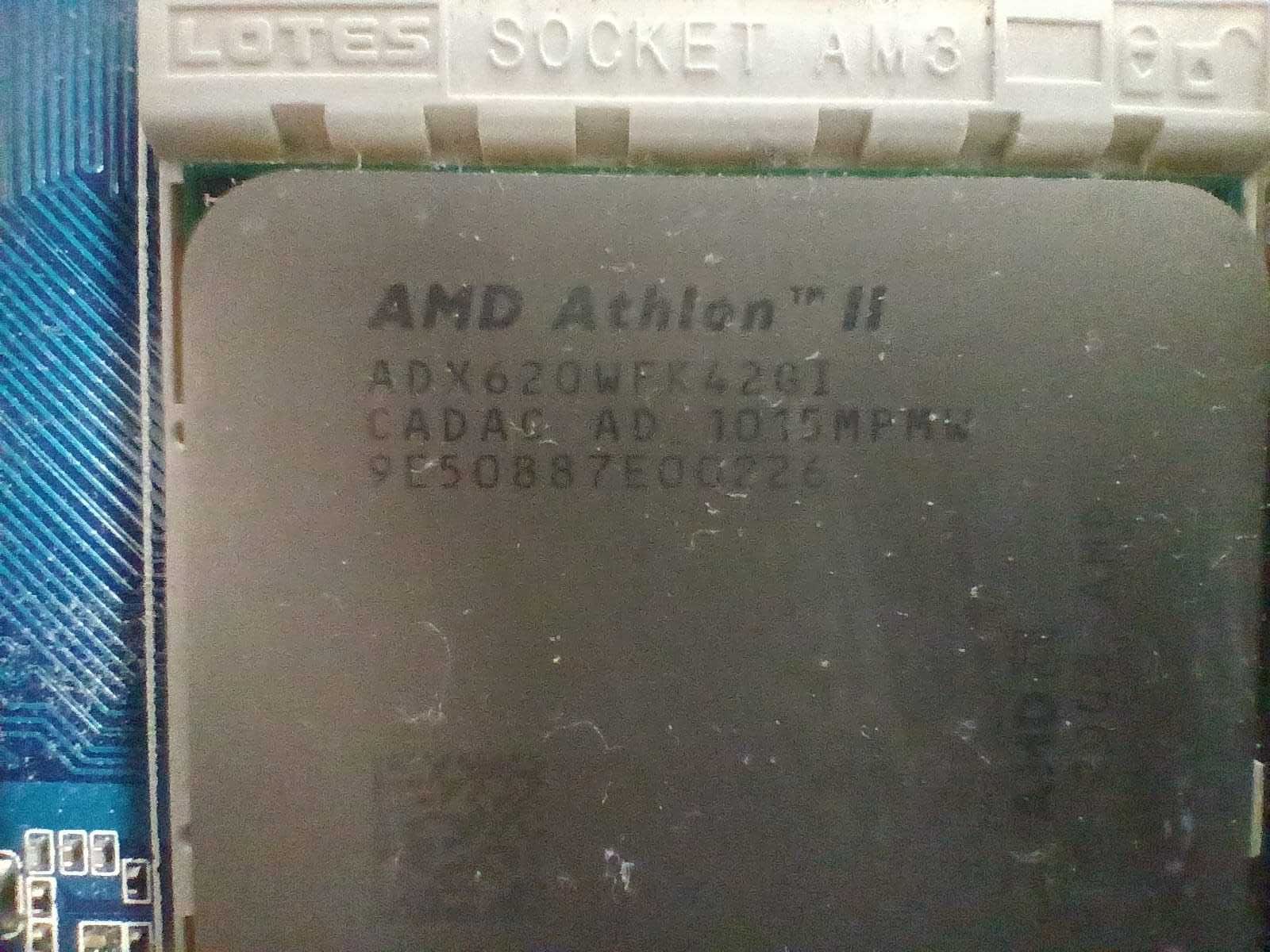 Płyta główna GIGABYTE GA MA78LMT US2H+Procesor AMD Athlon II.