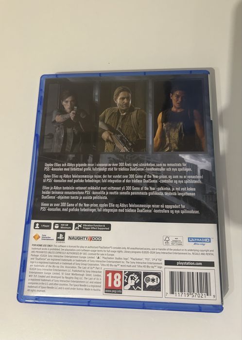 The Last Of Us Part 2 II Remastered PS5 playstation 5 polska wersja