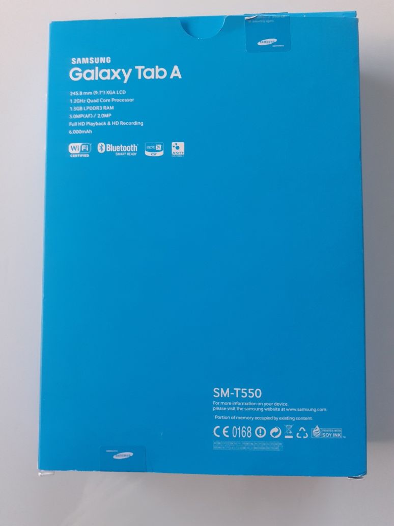 Tablet Samsung Galaxy Tab A SM - T550 16 GB WI-FI