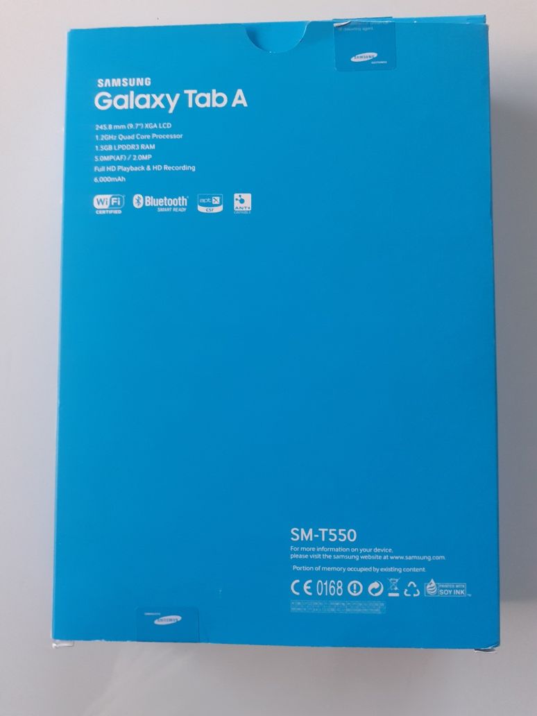 Tablet Samsung Galaxy Tab A SM - T550 16 GB WI-FI
