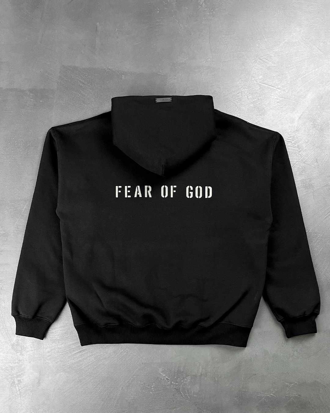 Худі Fear Of God 'FG' Vintage Hoodie Concrete Black