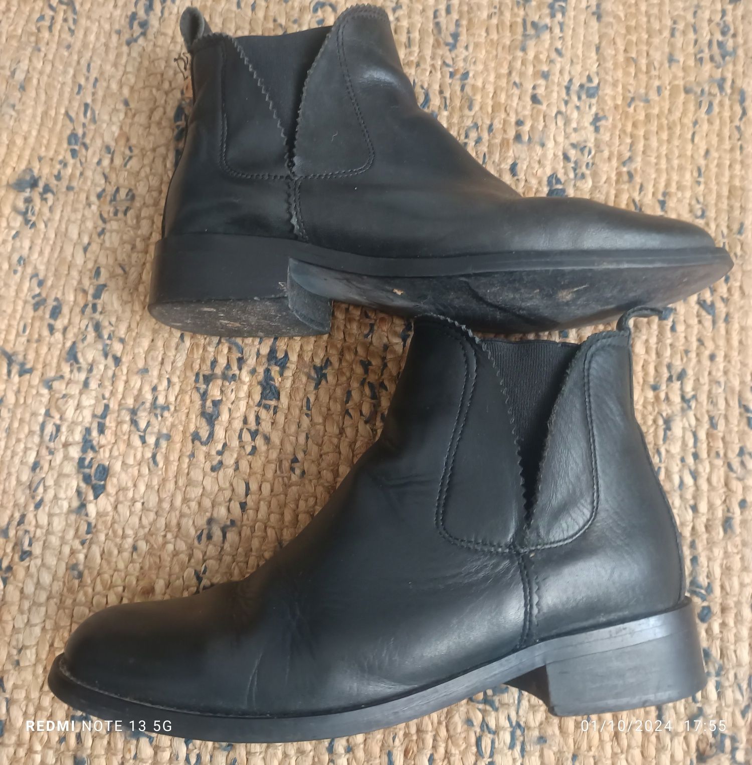 Botas Seaside em pele 37