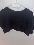 Czarny top / narzutka