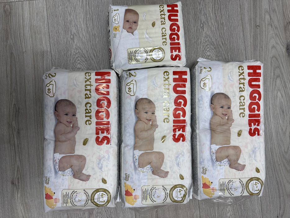 Підгузки Huggies Extra Care 2 (3-6 кг)