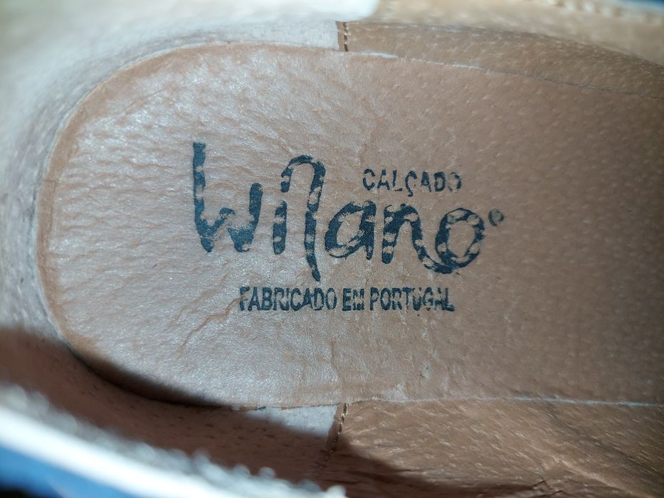 Sapatos Milano em pele