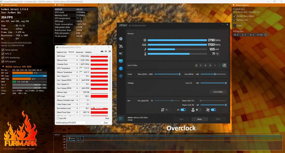 Asus RTX 5070 OC: нова ≈ 4070ti/RX 9700 в ігровий ПК ryzen/intel 5/7/9