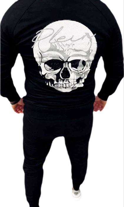 Dres Komplet Philipp Plein Skull Czacha cyrkonie Eco