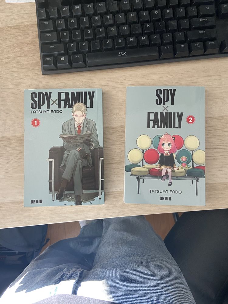mangas spyxfamily 1 e 2