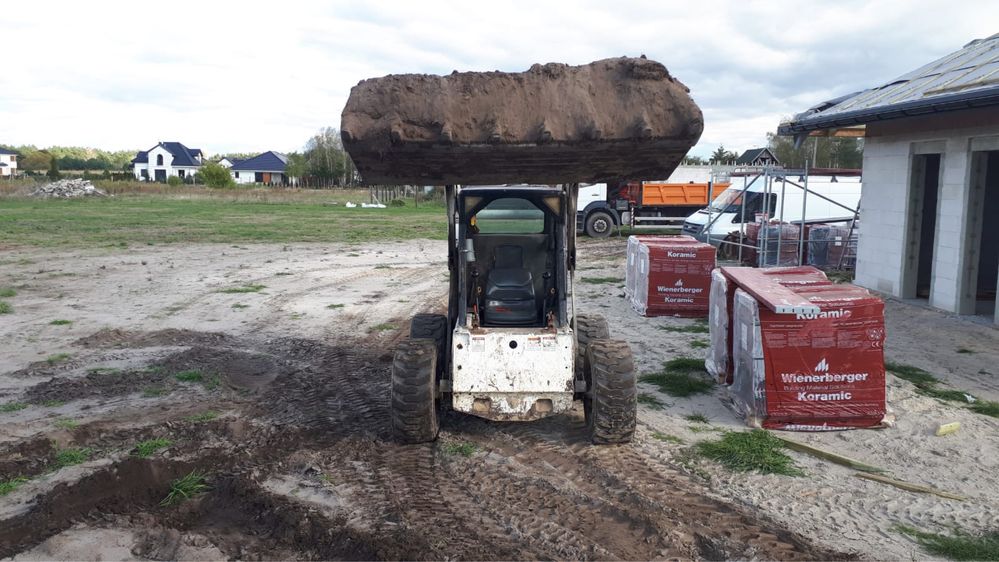 Wynajmę miniładowarka bobcat s300, manitou, minikoparka, ładowarka