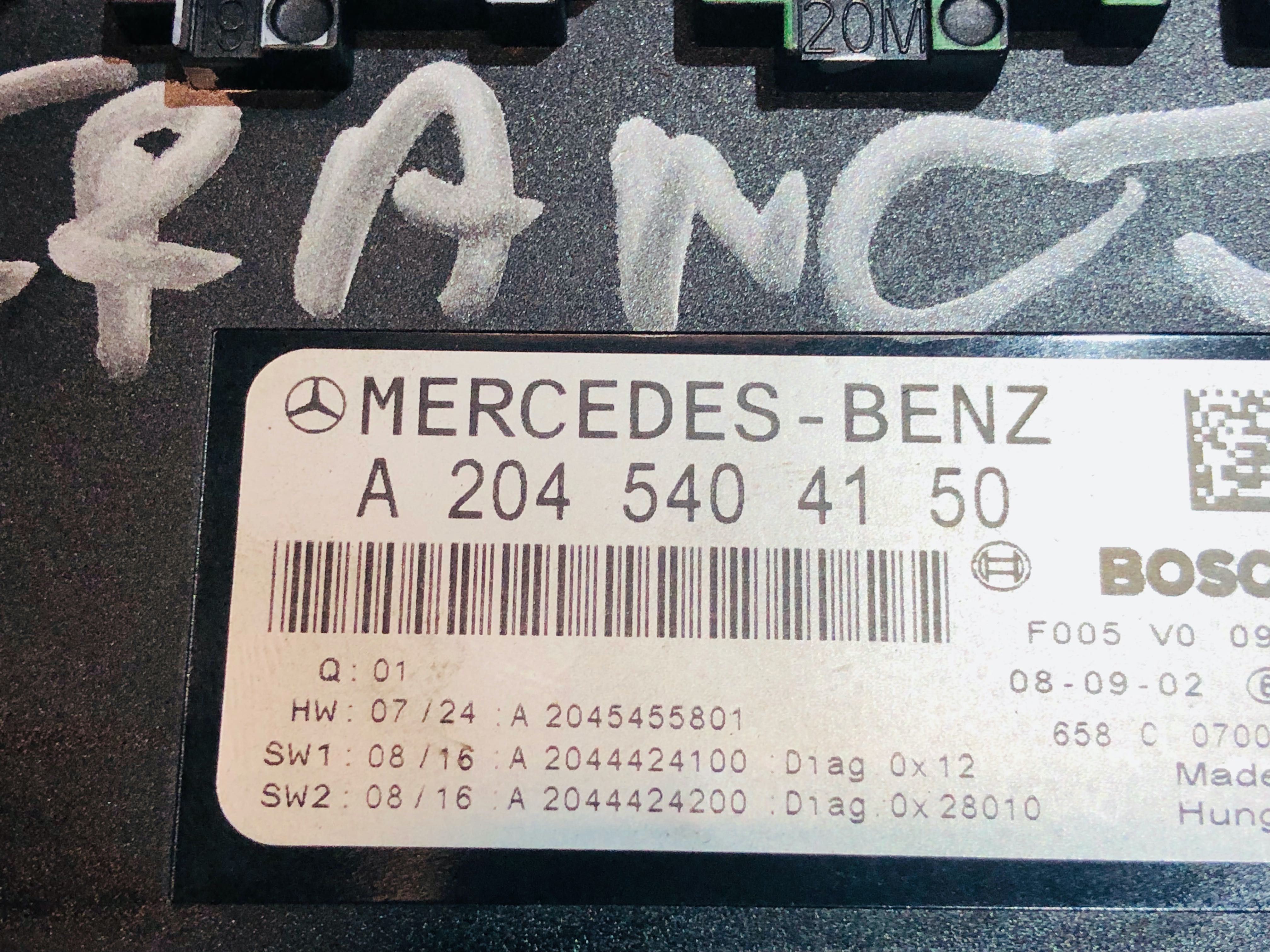 Mercedes w204 moduł sam przód przedni przed liftem