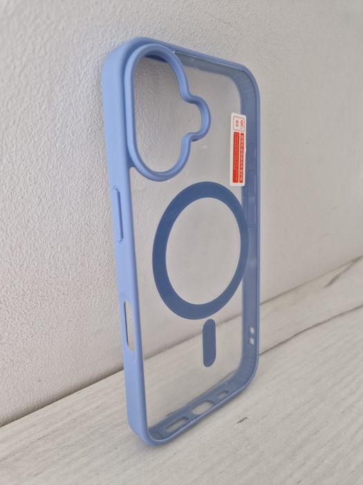 Acrylic Color Magsafe Case do Iphone 16 Plus jasnoniebieski