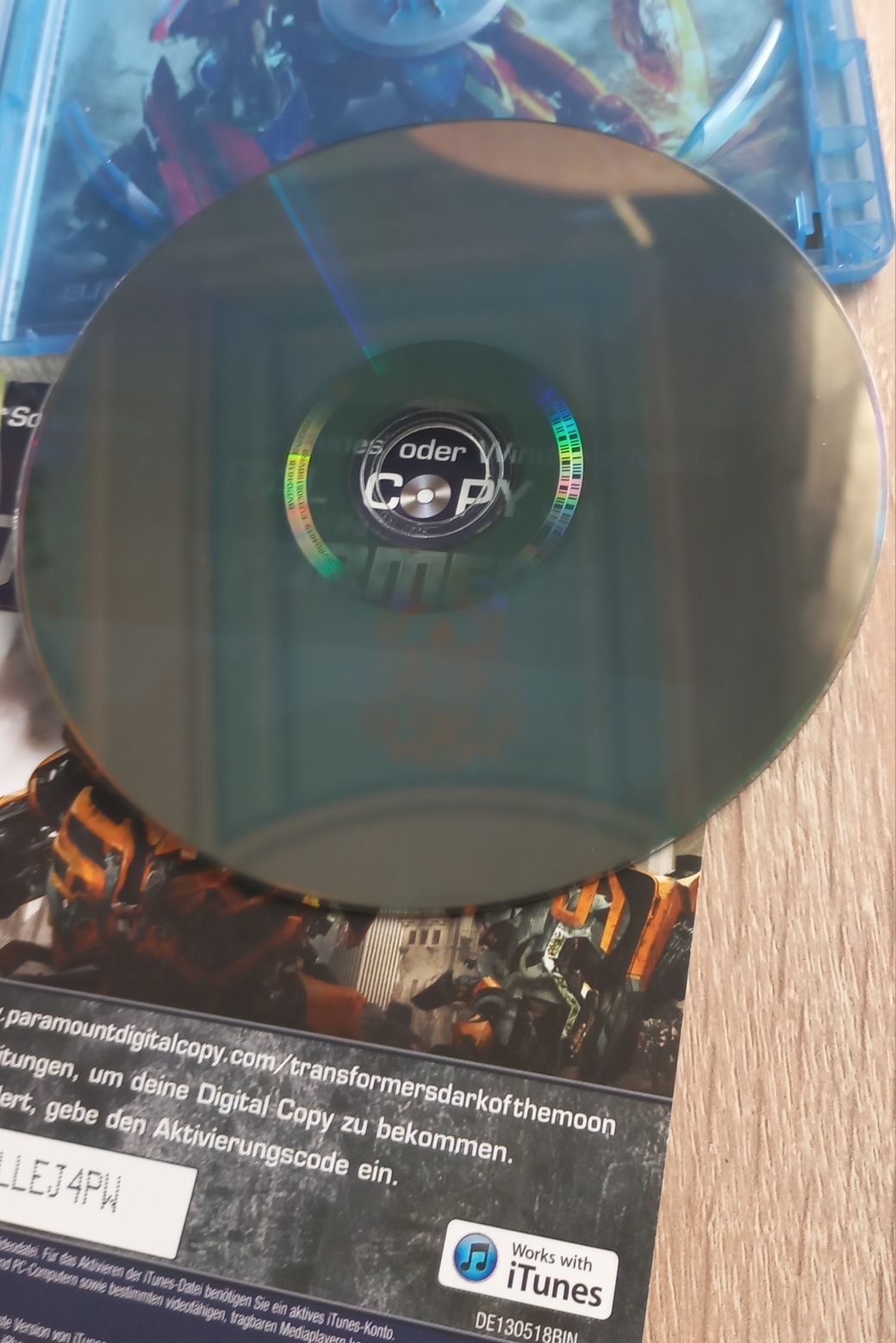 Трансформеры 3, DVD + Blu RAY. Немецкое издание.