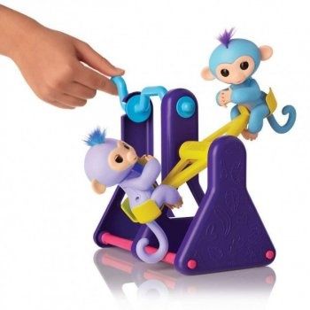 Ігровий набір fingerlings monkey milly & willy (інтерактивні мавпочки)