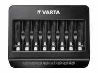Varta 57681 Ładowarka do akumulatorów Ni-MH LCD 8 ogniw AA AAA czarna