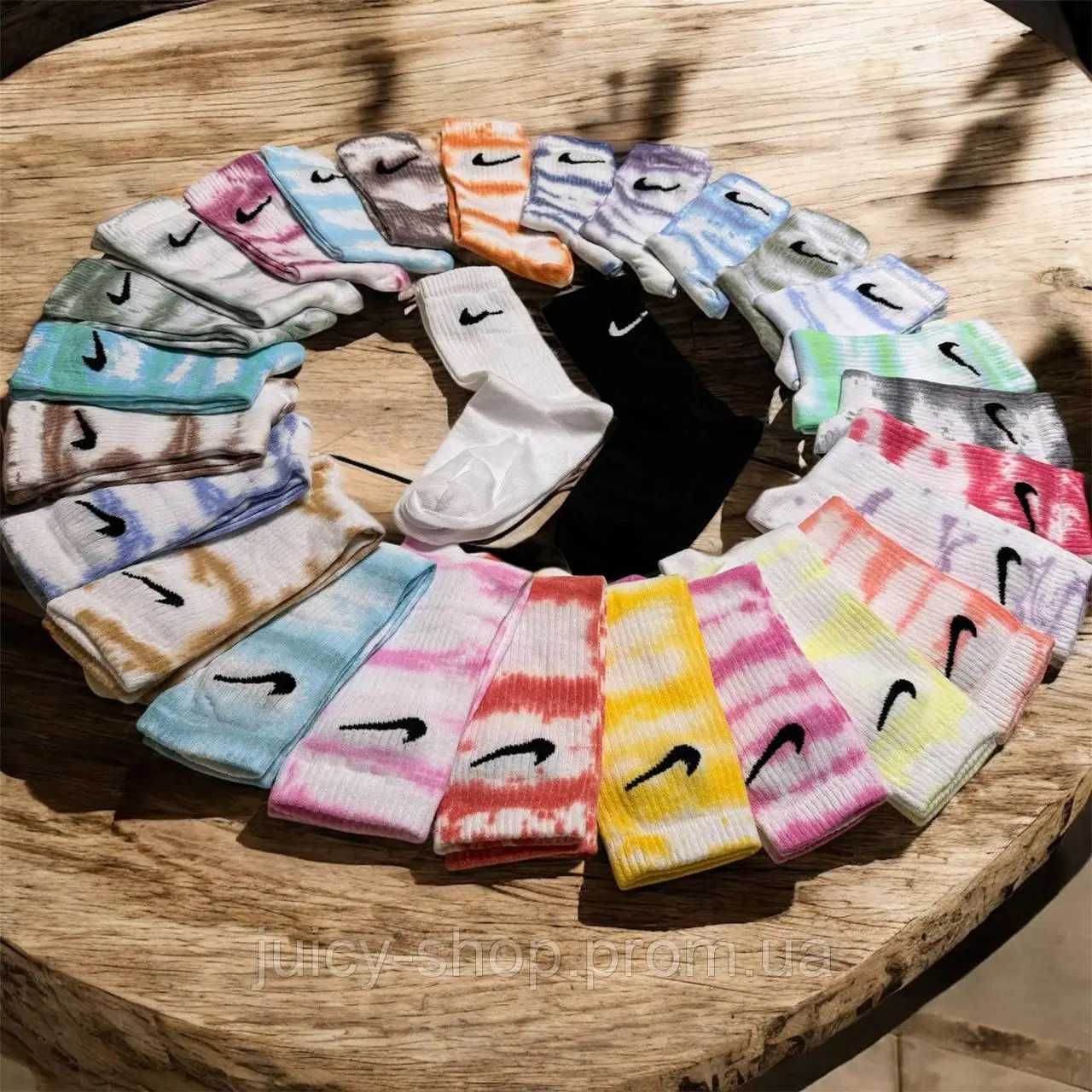 Високі шкарпетки Найк Тай-Дай | Носки Nike Tie-Dye | шкарпетки Nike