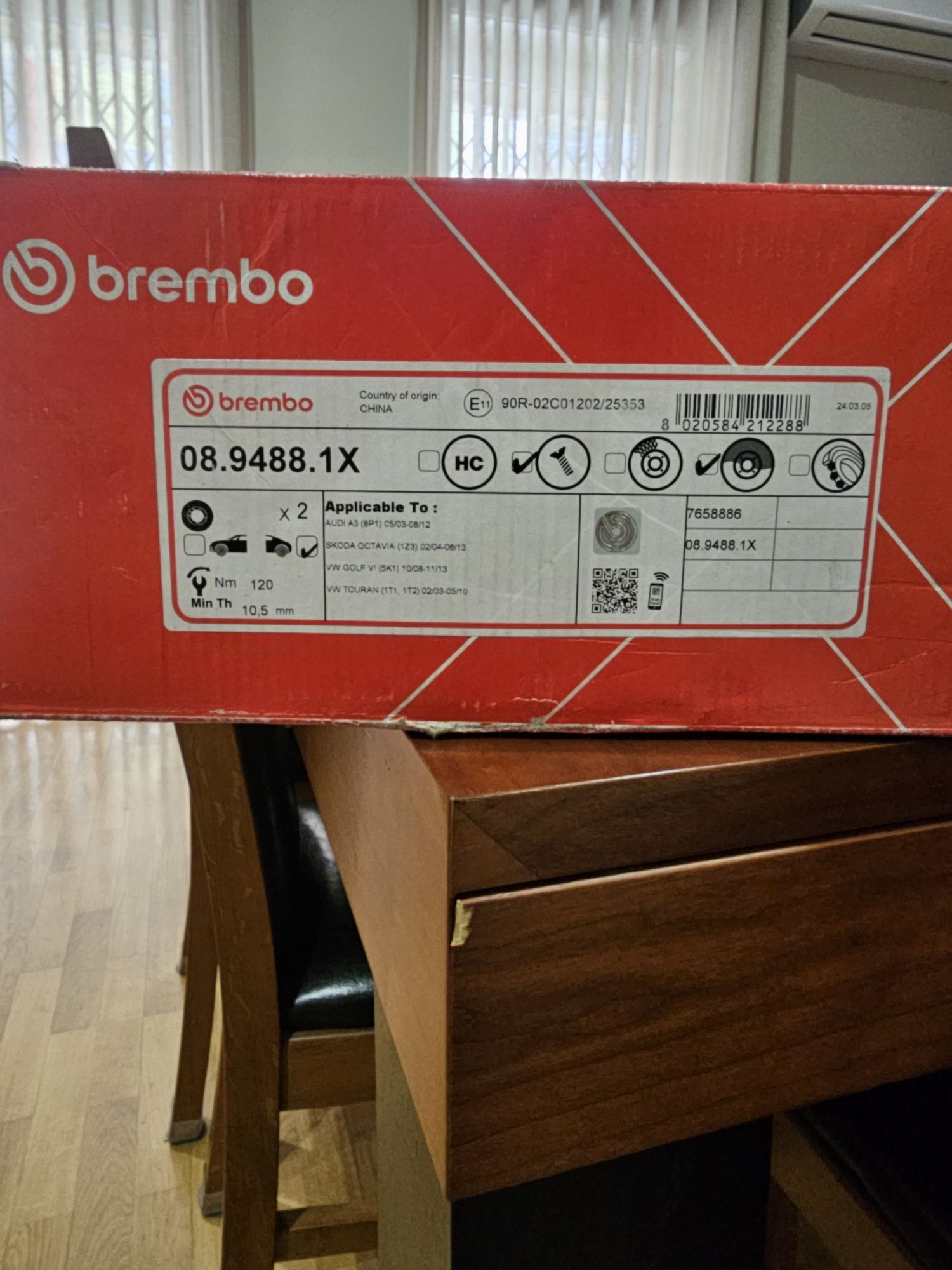 Dicos frente brembo