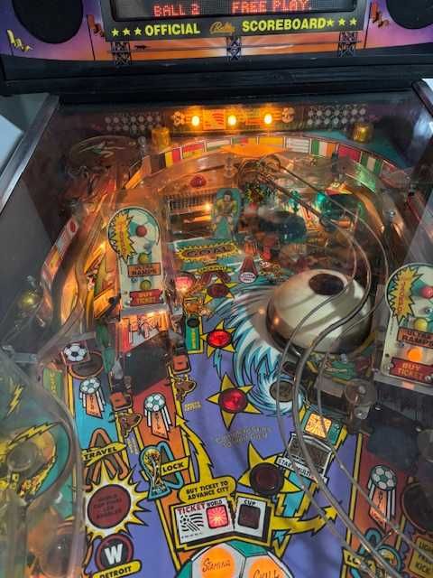 Máquina de Pinball WorldCup USA 94