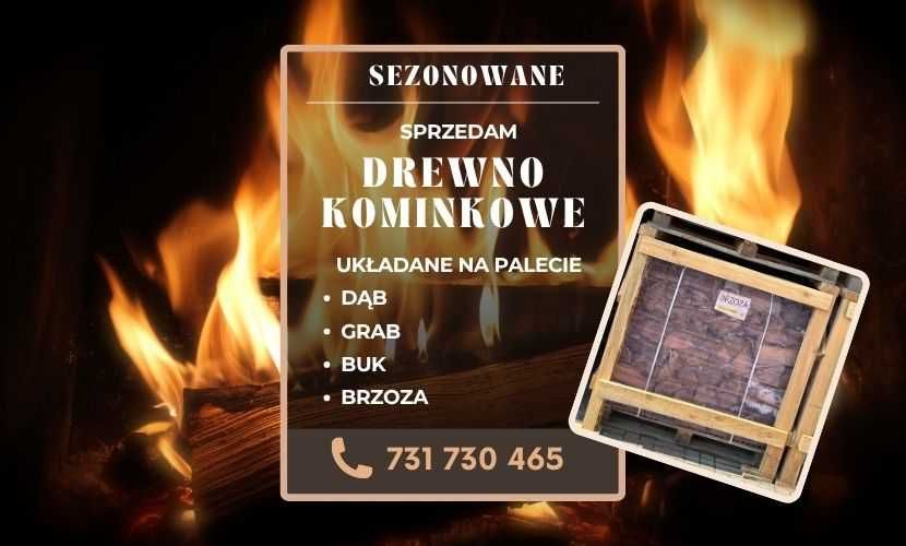 Sprzedam drewno kominkowe – suche, sezonowane,gotowe do palenia