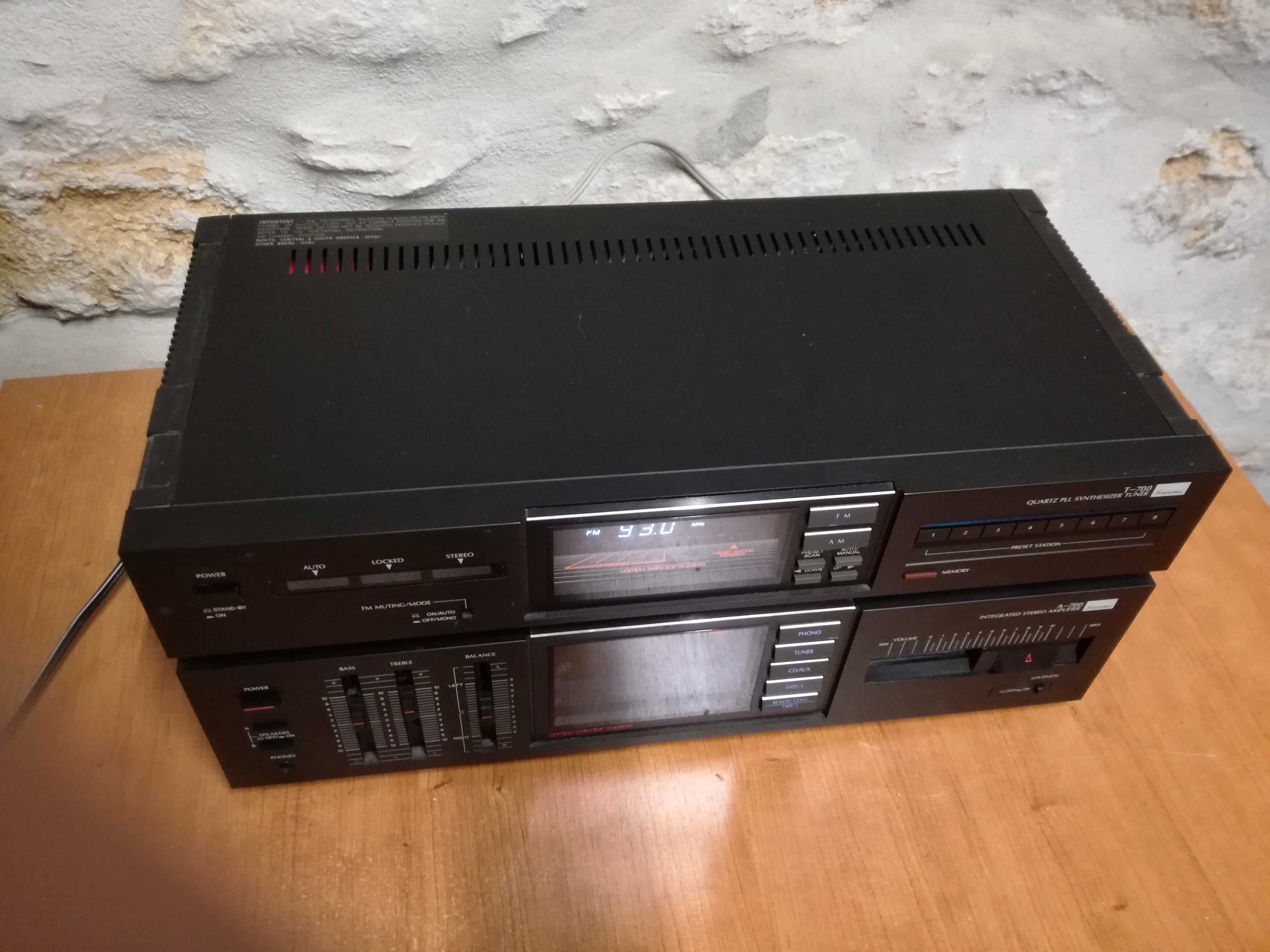 Sansui Amplificador A-700 + Tuner T-700