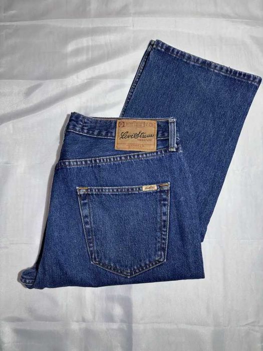 Levis meskie jeansy W36 baggy szerokie niebieskie vintage Y2K 90s