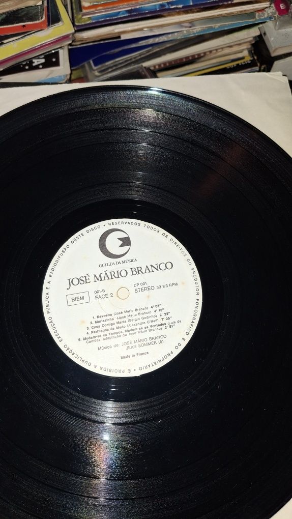 José Mário Branco mudam-se os tempos vontades lp raro